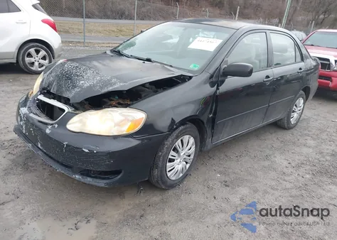 2008 Toyota Corolla Le из США, поврежденный, VIN 2T1BR32E88C890516